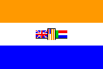 Flagge der südafrikanischen Union und späteren Republik Südafrika