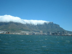 Blick vom Blouberstrand auf Kapstadt