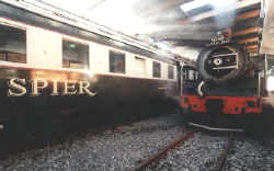 Die Spier Vintage Train im Bahnhof von Kapstadt
